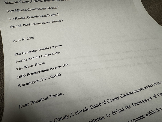 Montrose County approves letter to Trump administration, asking Pam Bondi and SCOTUS  to 'intervene'