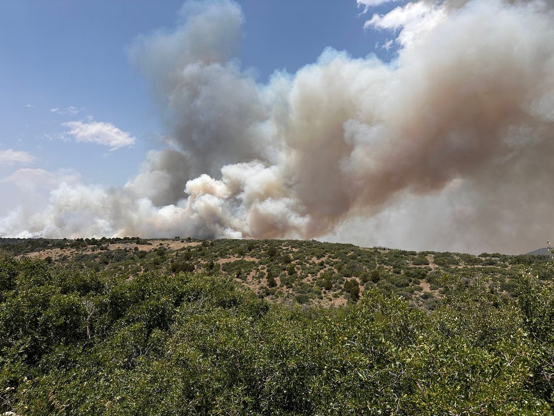 More than 1,640 acres have burned as fire at Black Canyon of the Gunnison National Park is 0% contained