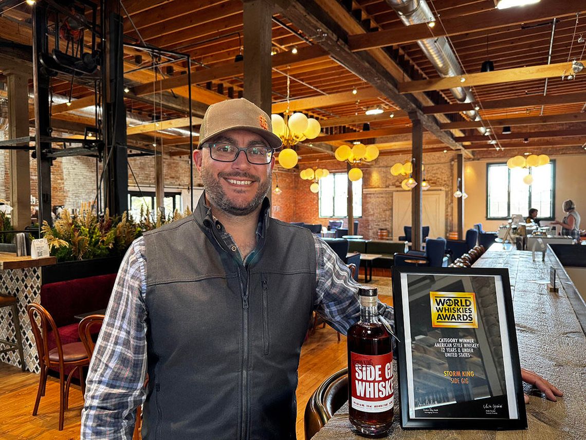 Storm King Distillery's Side Gig wins big again at the World Whiskies Awards